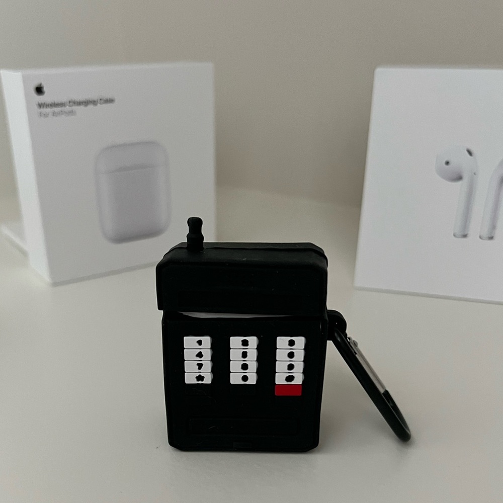 Phone styled AirPod case with clip